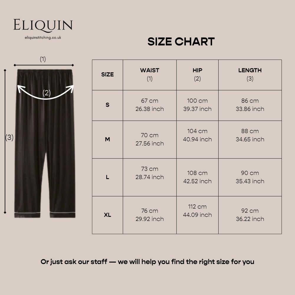 Silk Satin Long Sleeve & Pant Pyjama Set